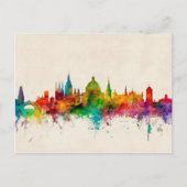 Oxford England Skyline Briefkaart (Voorkant)