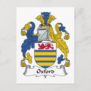 Oxford Family Crest Briefkaart
