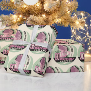 Oxford Hotel, Montevideo, Uruguay, Oude Reis Cadeaupapier