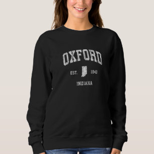 Oxford Indiana In Vintage Atletische Sporten Trui