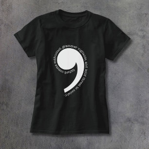 Oxford Komma-fanaat T-shirt