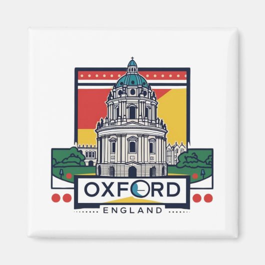 Oxford Landmark Magnet Magneet (Voorkant)