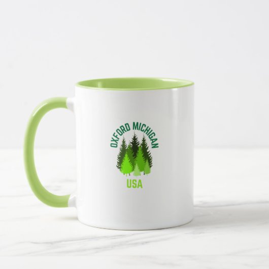 Oxford Michigan Hometown Coffee Mug (Gauche)