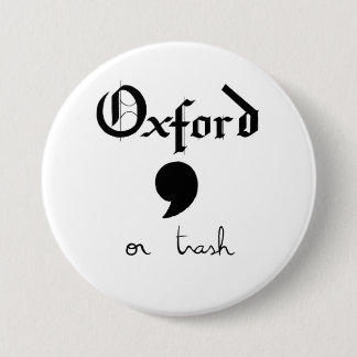 oxford of afval ronde button 7,6 cm