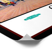 Oxford par Rail Travel Poster (Coin)