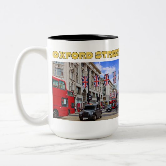 Oxford Street 15 oz. Two Tone Mug (Gauche)