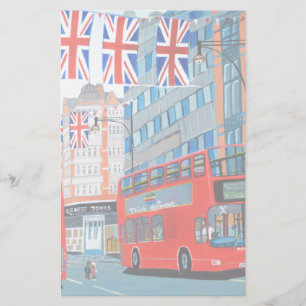 Oxford Street - Koningin Diamanten Jubileum Briefpapier