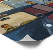 Oxford Street Londen Poster (Hoek)