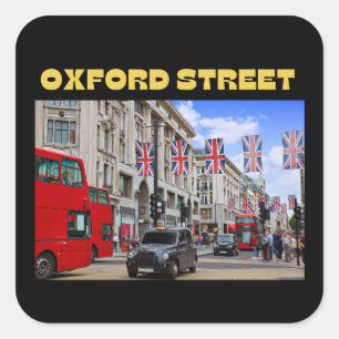 Oxford Street Stickers in het zwart