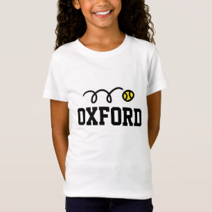 Oxford tennis t-shirt voor mannen vrouwen & kinder