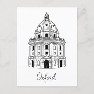 Oxford University Radcliffe Camera Engeland Reizen Briefkaart