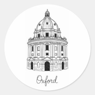 Oxford University Radcliffe Camera Engeland Reizen Ronde Sticker