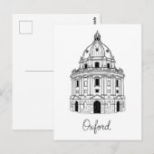 Oxford University Radcliffe Camera England Travel Briefkaart (Voorkant / Achterkant)
