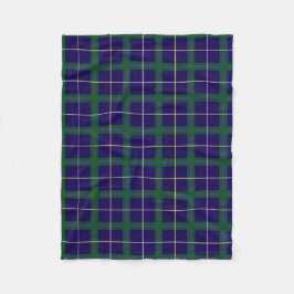 Oxford University Tartan Fleece Deken