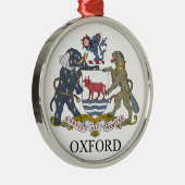 Oxford-wapen Metalen Ornament (Rechts)