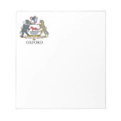 Oxford-wapen Notitieblok (Voorkant)