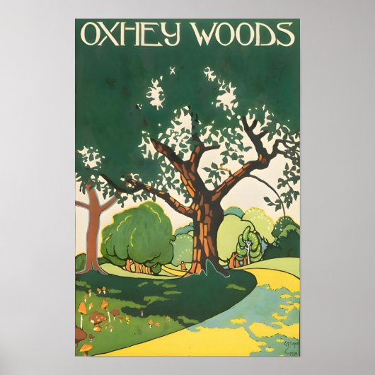 Oxhey Woods Print (Voorkant)