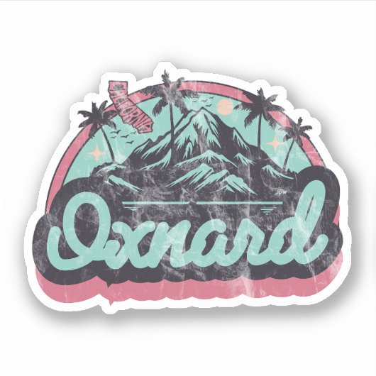 Oxnard, California Sticker (Voorkant)