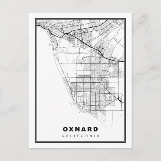 Oxnard Kaart (Voorkant)