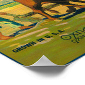 Oxnard Oranje LabelOxnard, CA Poster (Hoek)