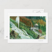 Oxone-Herfsten en Spring ViewShasta Springs, CA Briefkaart (Voorkant / Achterkant)