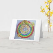 Oxumare - carte de salutation (Fleur jaune)