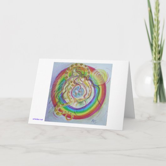 Oxumare - carte de salutation (Devant)