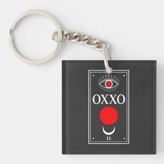 OXXO – Het Mystic Seal Mannen Basic T-shirt Sleutelhanger (voorkant)