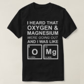 Oxygen Magnesium Funny School Gift T-shirt (Design voorkant)
