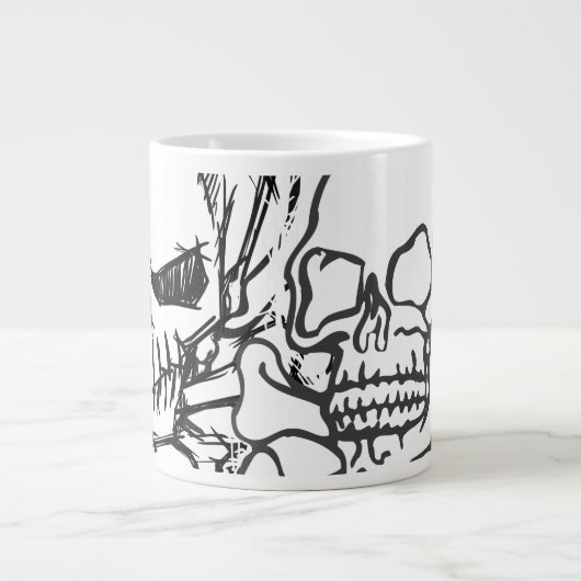 OXYGENTEES GEWICKTE JUMBO-MOK EXTRA GROTE BEKER (Voorkant)