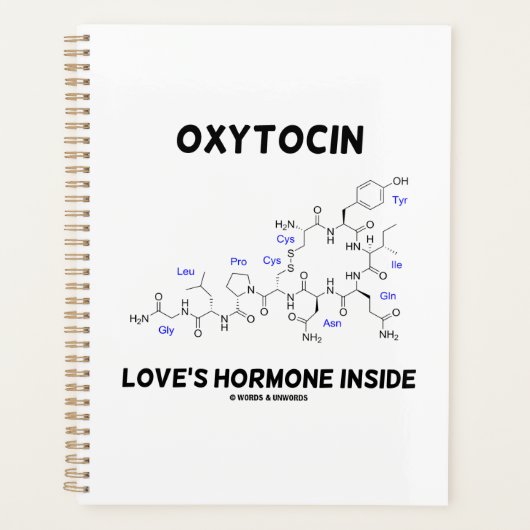 Oxytocin Love's Hormoon Inside Chemistry Planner (Voorkant)