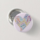 oxytocine badge ronde button 3,2 cm (Voorkant /achterkant)