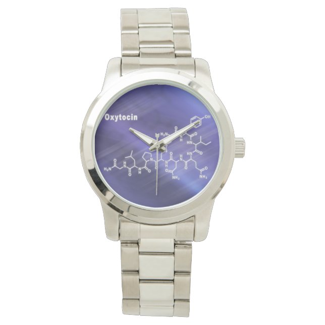 Oxytocine hormoon Structurele chemische formule Horloge (Voorkant)