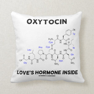 Oxytocine Love's Hormone Inside (Chemistry) Kussen