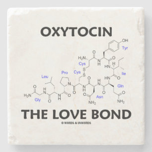 Oxytocine The Love Bond Biochemical Structure Stenen Onderzetter