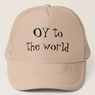 OY au casquette juif Yiddish du monde