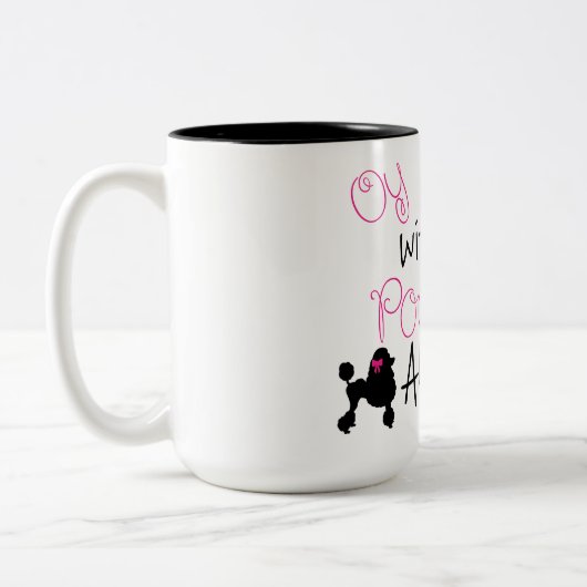Oy avec de caniche la tasse déjà - filles de (Gauche)