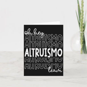 Oy Hey Altruismo Team Huis van Givers RCA Scholen Kaart