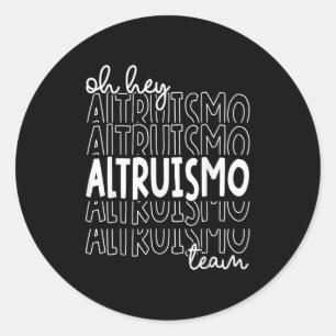 Oy Hey Altruismo Team Huis van Givers RCA Scholen Ronde Sticker