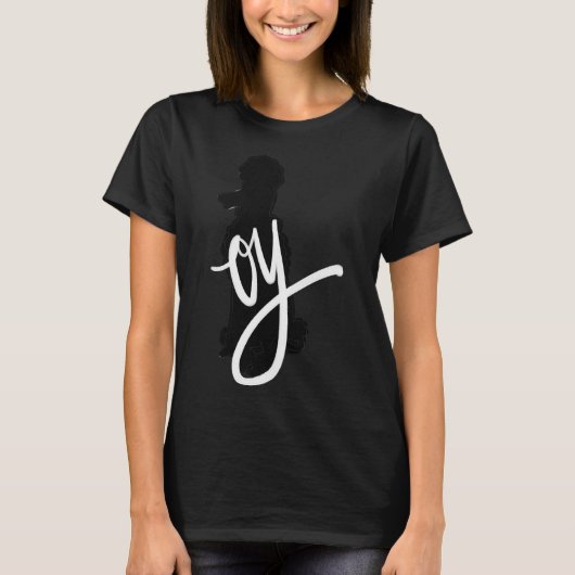 Oy Poodle T-shirt (Voorkant)