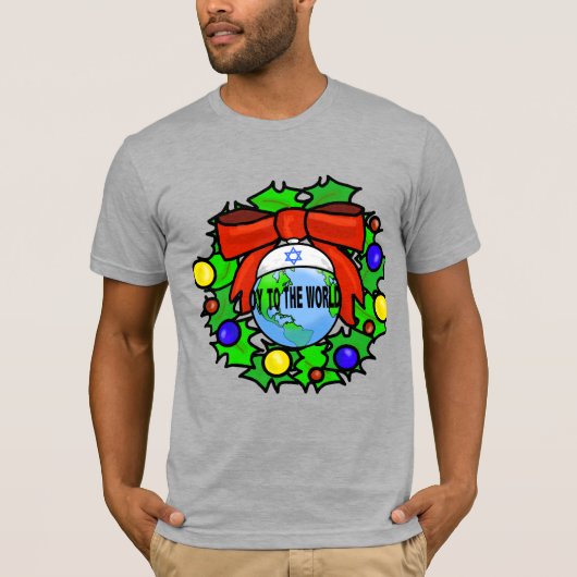 Oy To The World Chrismukkah T-Shirt (Devant)