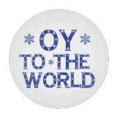 OY-to-world Round Glass Cutting Board Snijplank (Voorkant)