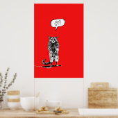 Oy uit de donkere toren poster (Keuken)