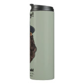 OY VEY! Funny RABBI Peronalized Thermosbeker (Geroteerd rechts)