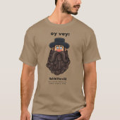 OY VEY! Grappige RABBI Gepersonaliseerd T-shirt (Voorkant)