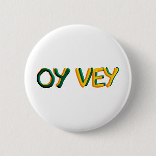 Oy Vey Ronde Button 5,7 Cm