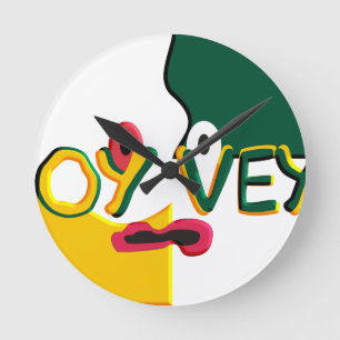 Oy Vey Wall Clock Ronde Klok