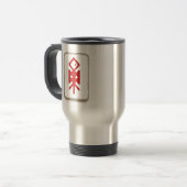 Oye Odin Viking Bindrune Travel Mug Reisbeker (Voorkant links)