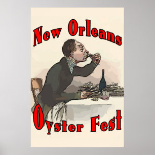Oyster Festival, New Orleans, LA Poster