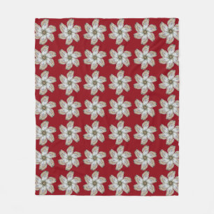 Oyster Fleece Blanket - Ontwerp een rood Deken